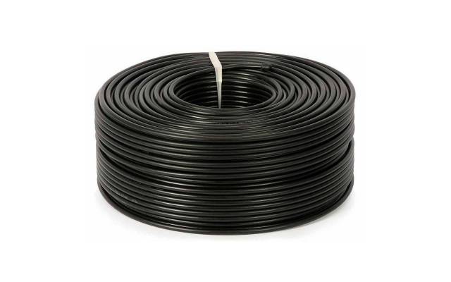 Cable siames NRG+ coaxil +corriente 100m